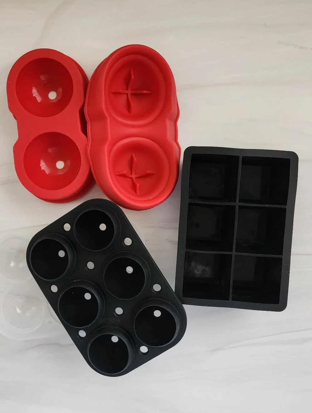 Bundle Flower/Fruit Silicone Round Square Ice Mold